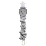 Babyjem 747 – Attache tétine mousseline Tigre Gris