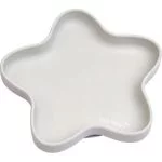 Assiette Plate Star  Silicone Gris
