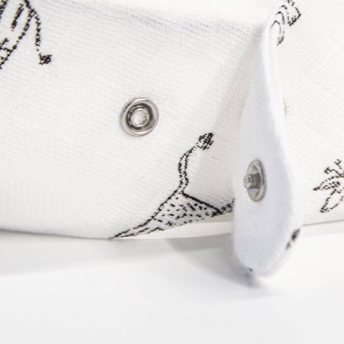 Babyjem  678-  Bavoir Bandana  Anneaux de Dentition Bois Zoo – Image 2