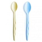 Babyjem 494- Lot de 2 Cuillères bébé Bleu Jaune