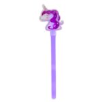 Glow in the Dark Unicorn wand violet – Image 2