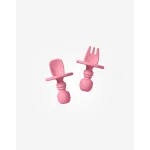 Couverts d'initiation anti-étouffement Rose