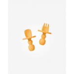 Couverts d'initiation anti-étouffement Jaune