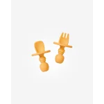 Couverts d'initiation anti-étouffement Jaune