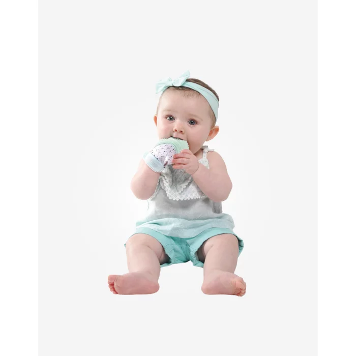 Gant de dentition Mouthie Mitten Menthe – Image 2
