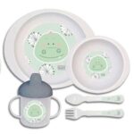 Coffret Repas 5 pcs Jungle Party Grenouille