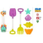 Set Pelle + Rateau+ 4 Moules Sbles