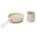 Set d’alimentation Party 3pcs Silicone Sable