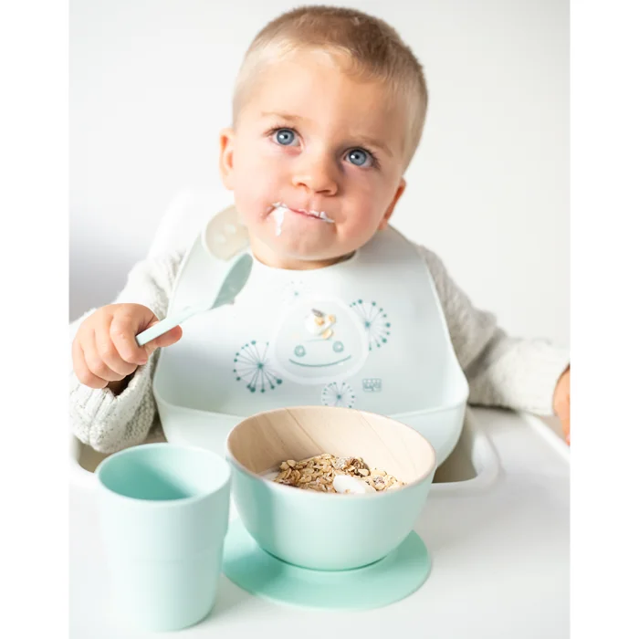 Coffret Repas avec ventouse Nordic Menthe – Image 2