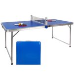 PING PONG FOLDABLE TABLE W/RACKETS60