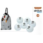 SET 6 PING PONG BALLS IN NET BAG