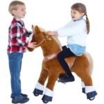 Ponycycle Marron avec son et frein 3-5ans – Image 2