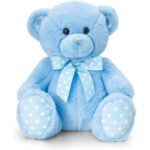 Peluche Baby Spotty Bear 15cm -Bleu