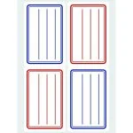 Etiquettes Scolaire 5.6 x 3.6 cm x16pcs