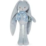 Doudou Pantin Lapin Bleu 25 cm – Image 2
