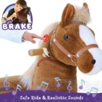Ponycycle Marron avec son et friens 4-9ans – Image 2