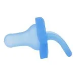 HappyPaci une pièce Silicone Sucette  0m+ Bleu -Paquet de 2 – Image 3