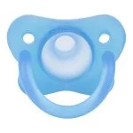 HappyPaci une pièce Silicone Sucette  0m+ Bleu -Paquet de 2 – Image 2