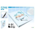 Classeur Blanc A4 Personnalisable 4 Anneaux Dos 25mm