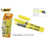 Blister 2 Marqueurs  Brite Liner Grip Jaune