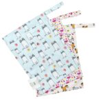 3 Sacs (M) zippés imperméables à Chat, Poney