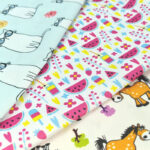 3 Sacs (M) zippés imperméables à Chat, Poney – Image 2