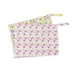 2 Sacs (XL) zippés imperméables à Pastèque, fleurs – Image 2