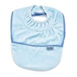 Babyjem 375-Bavoir en velours Bleu