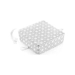 Babyjem 452-Coussin rehausseur de chaise Carré Gris 32x32x10 cm