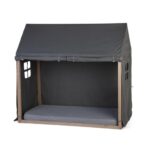 Toile de Lit Cabane Grise 70×140 Cm