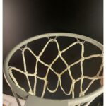 anneau de basket ball en metal en gris Claire – Image 2