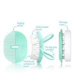 Frida Baby Ensemble brosse à cheveux serre-tête + peigne coiffant – Image 2