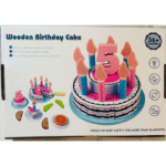 Wooden Birthday Cake