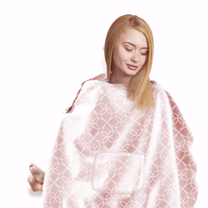 Babyjem 323 -Tablier d'Allaitement avec Poche Rose – Image 2