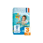 Tidoo Culottes de bain Taille 3/S 4-9 kg 12 unités