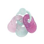 Anneau de dentition à l'eau "Clés" - Rose