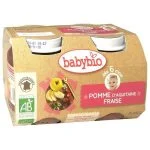 BABYBIO POMME-FRAISE 2X130 G – Image 2