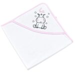 Babyjem 062 -Sortie de bain Blanc Rose