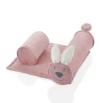 Babyjem 679 - Oreiller de sommeil latéral Lapin Rose