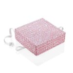Babyjem 452-Coussin rehausseur de chaise Carré Rose 32x32x10 cm