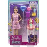 Barbie Skipper Babysitter Playset Brown/Purple Hair – Image 2