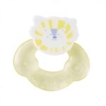 Anneau de dentition à l’eau Animaux frisquets  – Jaune