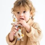 Anneau dentaire sensoriel Bois/ Silicone – Image 2