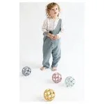 BALLON SENSORIEL EN SILICONE COULEURS MOUTARDE