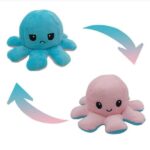 Octopus peluche reversible Couleurs Aléatoires – Image 5