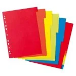 6 Intercalaires cartonne A4