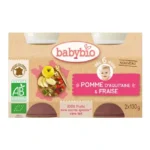 BABYBIO POMME-FRAISE 2X130 G
