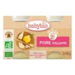 babybio pot petit poire 2 * 130 G
