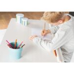 Pinolino Bureau enfant Lena, pin, lasuré blanc L 109 x P 58 x H 70 – Image 6