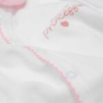 Pyjama en velour Princesse Rose 6 mois – Image 2